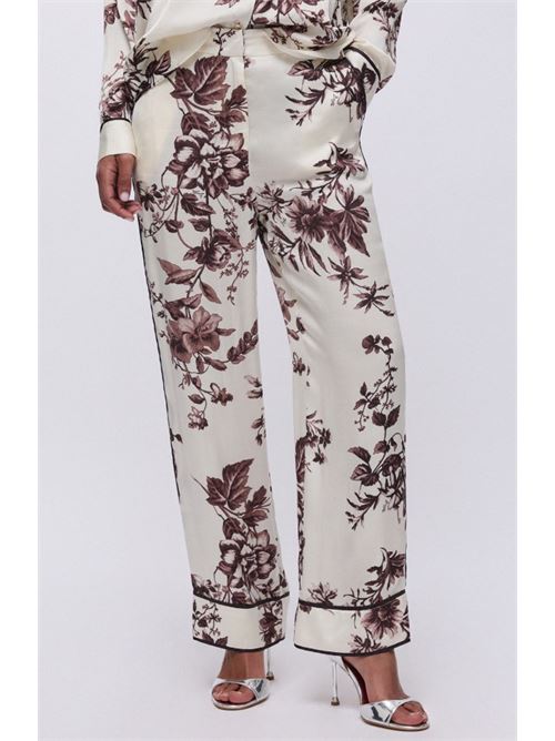 Pantaloni in raso stampato Liu Jo | CA6254TS061.P9654